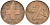 Швейцария 2 раппена 1957 В KM 47 бронза 4591-1211