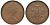 Великобритания 2 пенса 1971 Елизавета II (1952-2022) KM 916, Spink 4235 (C1) бронза 4128-846