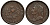 КАНАДА 1/2 ПЕННИ 1832 NOVA SCOTIA, ГЕОРГ, ЧЕРТОПОЛОХ, ТОКЕН KM 1 медь 1524-1111