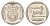 ЮАР 1 ранд 2012 KM 497 медь плакированная никелем UNC 4627-557