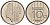 Нидерланды 10 центов 1984 Беатрикс (1980-2013) KM 203 никель UNC 4588-841