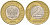 Польша 2 злотых 1994 MW KM 283 биметалл 60-355