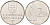 СЛОВАКИЯ 2 КРОНЫ 1995 KM 13 сталь плакированная никелем UNC 4514-757