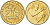 Западная Африка (BCEAO) 25 франков 2004 KM 9 алюминиевая бронза UNC 4185-334