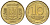Украина 10 копеек 1992 KM 1.1a латунь 4124-644