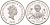 Гернси 1 фунт 1995 Королева Елизавета, королева мать KM 77 серебро PROOF 1094-7-41