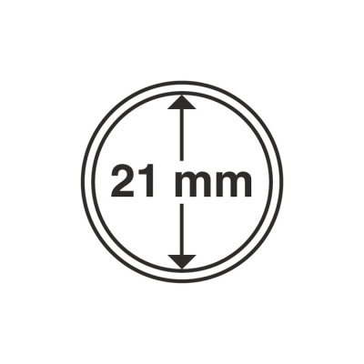 Капсулы круглые – 21 мм, упаковка 10 шт. Leuchtturm. 327401