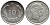 ДАНИЯ 10 ЭРЕ 1884 C; S, КРИСТИАН IX (1863-1906) KM 795.1 серебро 4380-1119