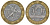 Франция 10 франков 1990 тип Гений Бастилии KM 964.1, Le Frank 375.5 биметалл 45-713