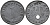 ГЕРМАНИЯ 1 РЕЙХСПФЕННИГ 1943 A KM 97, J.369 цинк 96-766
