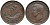 Великобритания 1/2 пенни 1945 Георг VI (1936-1952) KM 844, Spink 4115 бронза 28-855