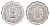 Индия 10 пайс 1980 KM 27.3 алюминий UNC 4675-551