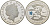 Великобритания 5 фунтов 2009 Елизавета II (1952-2022), XXX летние Олимпийские Игры, Лондон 2012 - Обратный отсчет «3», Плавание KM 1121a, Spink LO33 серебро PROOF 1077-1-41