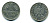 ФРГ 1 МАРКА 1968 G J.385 медно-никель 35-414
