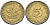 ФРГ 5 ПФЕННИГОВ 1949 F KM 102, J. 377 сталь плакированная латунью 4181-862