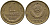 СССР 1 КОПЕЙКА 1988 Федорин 176, ММД KM 126а, Федорин 176 латунь 96-935