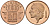 Бельгия 50 сантимов 1992 Belgique KM 148.1 бронза UNC 192-464
