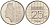 Нидерланды 25 центов 1986 Беатрикс (1980-2013) KM 204 никель UNC 4588-865