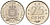 Нидерландские Антилы 25 центов 1985 Беатрикс (1980-2013) KM 11 никель UNC 3853-125