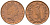 Остров Мэн 1 пенни 1987 Елизавета II (1952-2022) KM 143 бронза UNC 4618-564