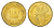 Колумбия 100 песо 2012 KM 296 сталь плакированная латунью UNC 4696-1258
