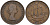 Великобритания 1/2 пенни 1956 Елизавета II (1952-2022) KM 896, Spink 4158 бронза 4153-837