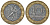 Франция 10 франков 1988 тип Гений Бастилии KM 964.1, Le Frank 375.2 биметалл 4128-511