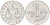 Италия 1 лира 1955 R, весы KM 91 алюминий  UNC  4594-628