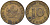 ФРГ 10 ПФЕННИГОВ 1949 F KM 103, J. 378 сталь плакированная латунью 4513-946