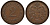 Сербия 2 пары 1904 Петр I Карагеоргиевич (1903-1918) KM 23 бронза 4549-915