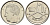БЕЛЬГИЯ 1 ФРАНК 1989 BELGIE KM 171 сталь плакированная никелем 4528-1045