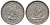 Британские Восточно-Карибские территории 10 центов 1955 Елизавета II (1952-2022), парусник KM 5 медно-никель 4128-915
