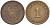 ГЕРМАНИЯ 1 ПФЕННИГ 1889 A, СТАРОГЕРБОВКА KM 1, J. 1, Weege 1 медь 206-225