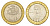 Чили 100 песо 2001 KM 236 биметалл UNC 4641-525