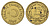 Турция 25 курушей 1949 KM 886 латунь 83-1824