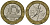 Франция 10 франков 1990 тип Гений Бастилии KM 964.1, Le Frank 375.5 биметалл 4135-544