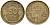 Франция 50 сантимов 1932 KM 894.1, Le Franc 192.15 алюминиевая бронза 4596-758