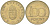 Венгрия 100 форинтов 1995 BP KM 698 латунь 190-1127