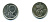 Норвегия 10 эре 1977 Улаф V (1957-1991) KM 416 медно-никель 4364-942