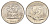 ЮАР 50 центов 1974 KM 87 никель UNC 4678-237