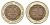 Россия 50 рублей 1992 ЛМД Y 315 биметалл UNC 217-757