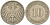 Германия 10 пфеннигов 1900 D KM 12, J. 13 медно-никель 4401-1157