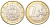 Сан-Марино 1 евро 2009 KM 485 биметал UNC 4150-1117