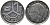 БЕЛЬГИЯ 1 ФРАНК 1991 BELGIQUE KM 170 сталь плакированная никелем 99-1225