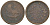 Мьянма 1/4 пе 1879 KM 25 медь 4619-1225