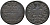 Ахен 12 геллеров 1758 MR, свободный город KM 51 медь 4397-443
