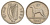 Ирландия 6 пенсов 1959 собака, ирландский волкодав KM 13a медно-никель 4682-554