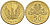 ГРЕЦИЯ 50 ЛЕПТА 1973 ФЕНИКС В ОГНЕ, ОРНАМЕНТ KM 106 никель латунь UNC 3955-1144