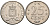 Нидерландские Антилы 25 центов 1970 Юлиана (1948-1980) KM 11 никель 4564-465