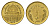 Иран 1 риал 1980 AH 1359, День Иерусалима KM 1245 сталь плакированная латунью UNC 4649-1222
